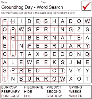 Wordsearch from Apples 4 the Teacher