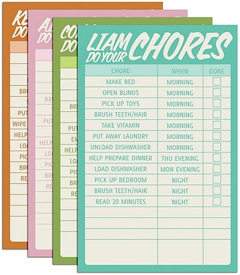 Chore Charts - Brought To You By the Letter B.