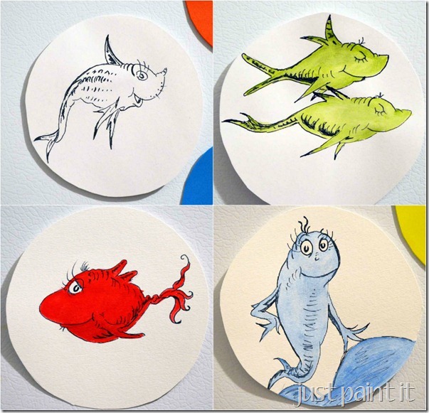One Fish Two Fish Matching Game via Just Paint It