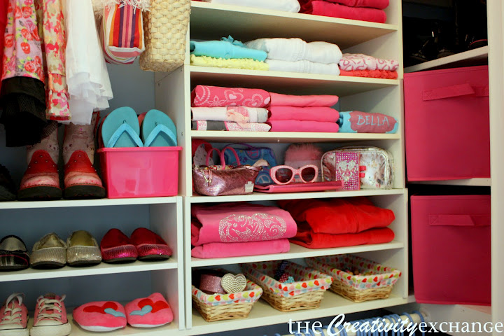 Organized Kid Closet by Creativity Exchange