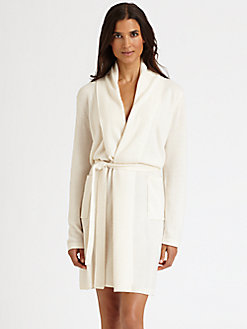 Cashmere Jersey Robe via Saks Fifth Ave.