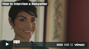 how to interview a babysitter