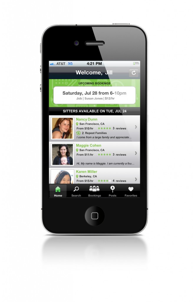 urbansitter iphone app