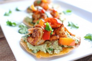 shrimp tostadas by bev cooks