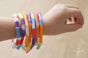 Straw Bracelets via Mother Huddle