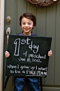 first day of school sign