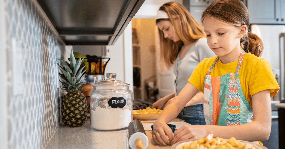 kids cooking