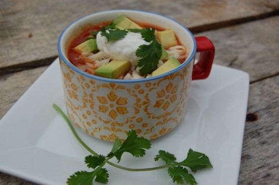 Tortilla Soup via 100 Days of Real Food