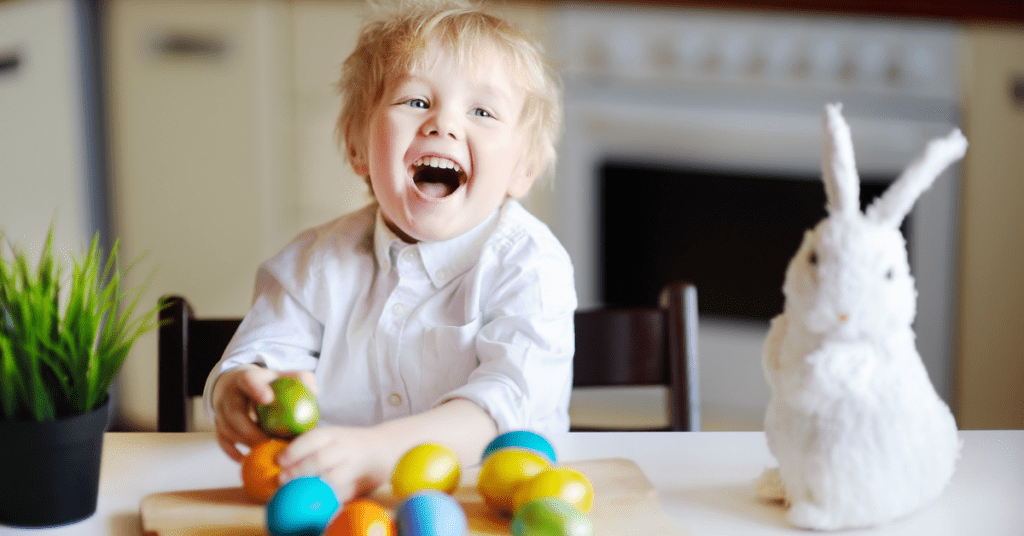 easter egg counting for preschoolers