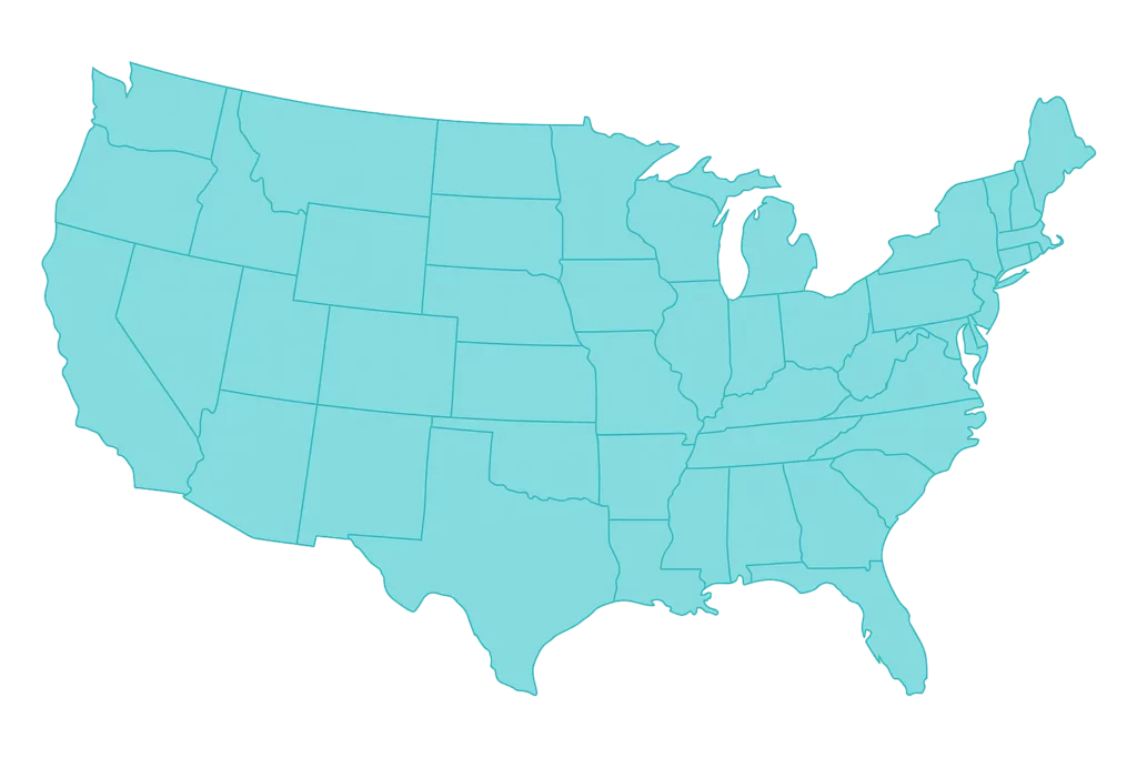 UrbanSitter - Average Baby Sitter Rates -map